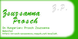 zsuzsanna prosch business card